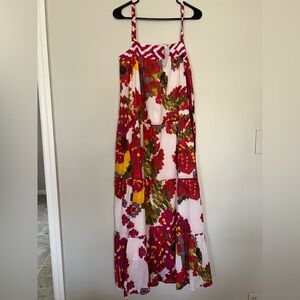 NWT Colorful Floral Maxi Skirt